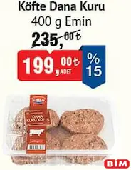 EMİN KÖFTE DANA KURU 400 G